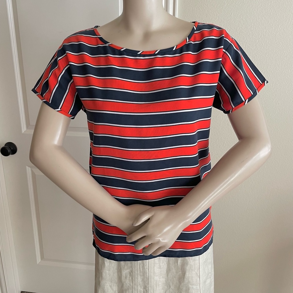 NWOT  J Crew Silk Top 0